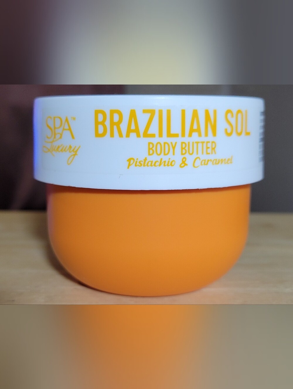 Spa Luxury Brazilian Sol Body Butter – Pistachio & Caramel (6 oz) – Brand New